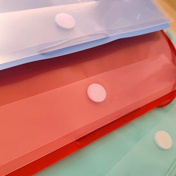 Carpeta Archivadora Anillada A4 Con 20 Fundas Transparentes