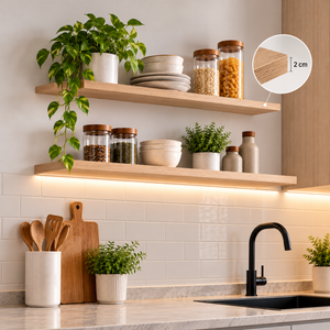 Repisa Flotante De Pared MDF 60 Cm Estante Decorativo