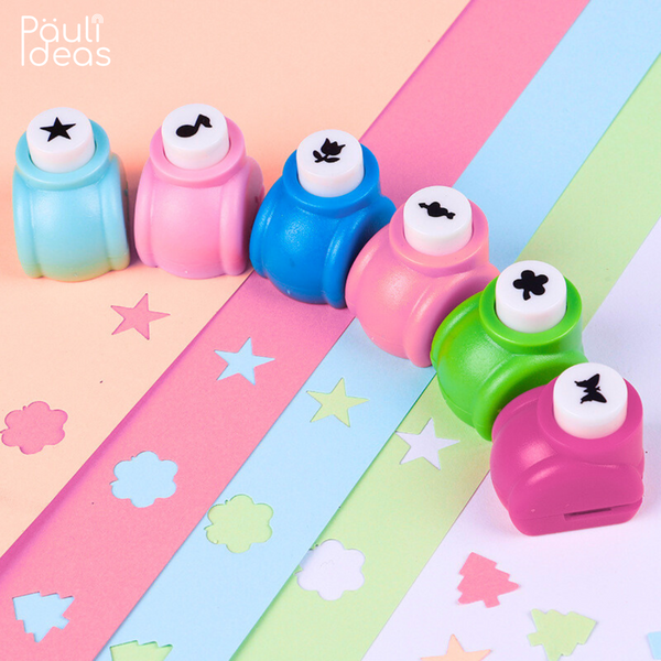 Mini Perforadoras Con Formas Y Diseño Kawaii Pack De 3