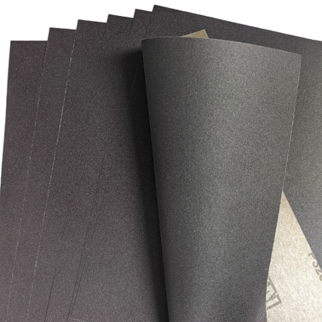 Papel De Lija Al Agua Grano Fino 23x28 Cm Pack De 5