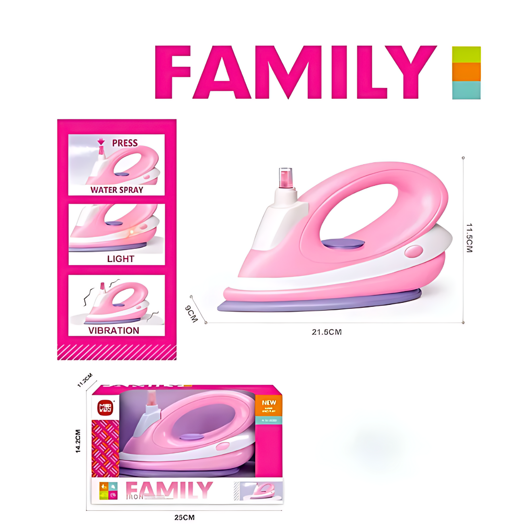 Mini Plancha De Juguete Con Luz Y Sonido Para Niñas