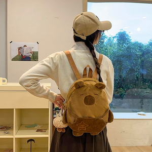 Mochila Capybara De Felpa Capibara