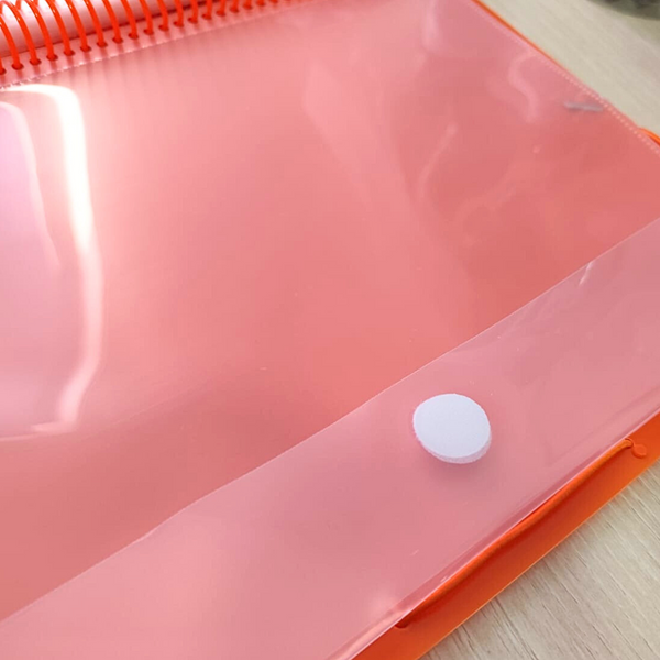 Carpeta Archivadora Anillada A4 Con 30 Fundas Transparentes