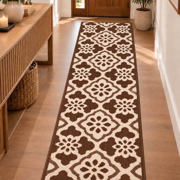 Alfombra Decorativa Antideslizante 180x60Cm Para Pasillo