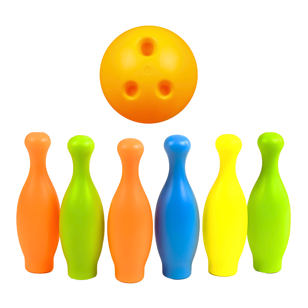 Set De 6 Bolos Juego Bowling Palitroques Para Niños