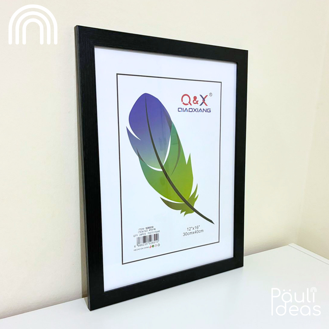 Marco Para Foto 30x40 Cm Decorativo De Madera