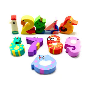 Gomas De Borrar  Números Kawaii