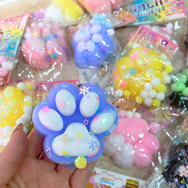 Squishy Patita De Gato Pegajosa Juguete Antiestrés