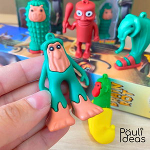 Brainrot Set 6 Figuras Tralalero Tralala Tun Tun Tun Sahur