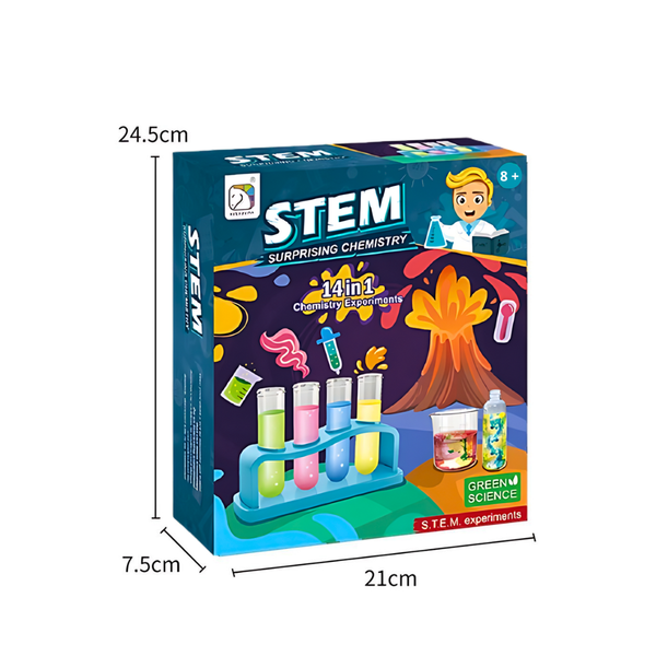 Juguete Experimentos Para Niños Química Ciencias 14 En 1