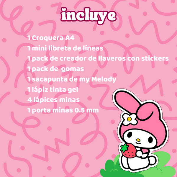 Box Regalo Papelería Kawaii My Melody
