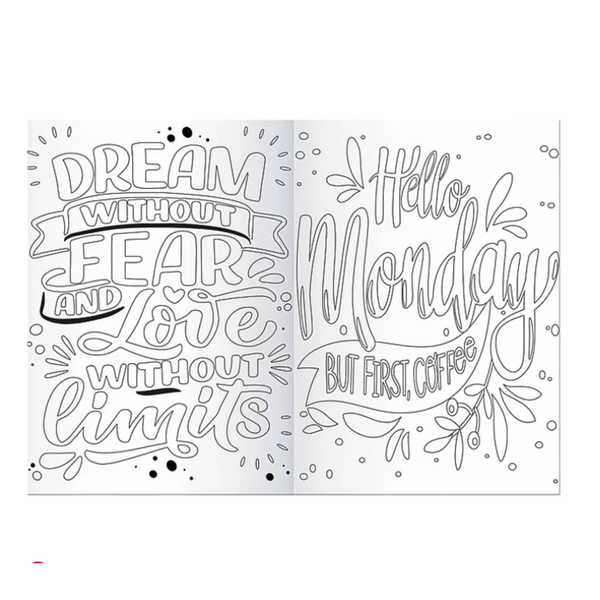 Set Libro Lettering 64 Páginas + 12 Plumones Doble Punta