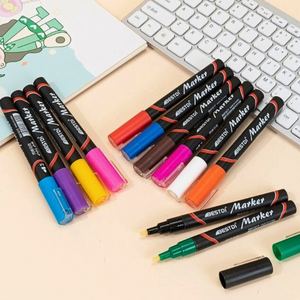 Plumones Acrílicos 12 Colores Para Toda Superficie