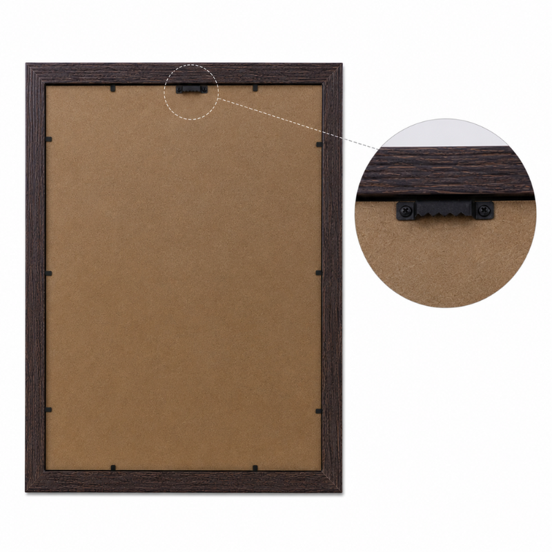 Marco Para Foto 30x40 Cm De Madera Con Vidrio Protector