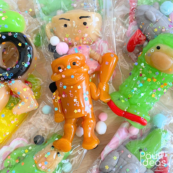 Squishy Pegajosa Tralalero Tralala Set 2 Juguetes Antiestrés