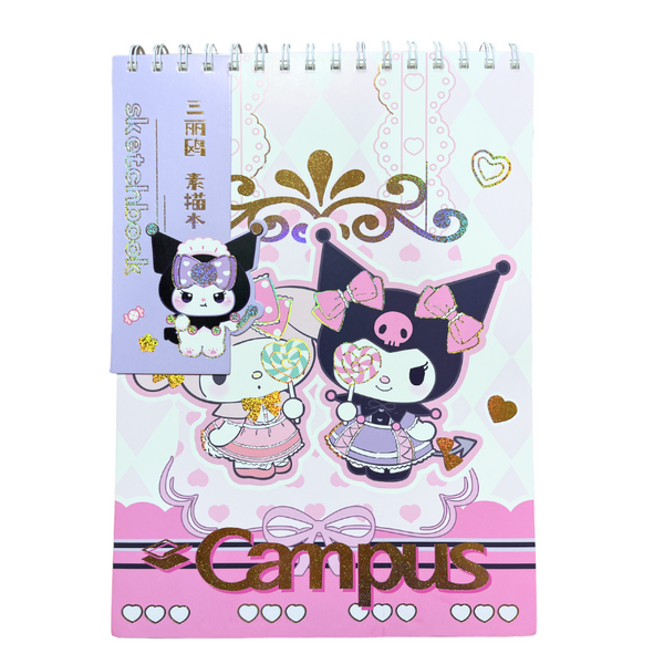 Croquera Block De Dibujo A4  Kuromi / My Melody / Cinnamoroll