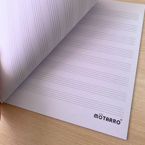 Block De Música A4 Croquera Con Pentagrama Para Composición