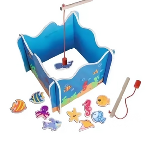 Juego Pesca Magnetico Juego Motricidad De Madera