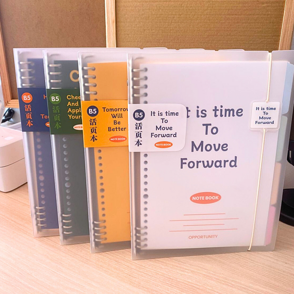 Libreta Anillada B5 Sistema Refill Kawaii