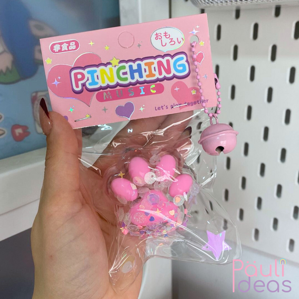 Squishy Patita De Gato Pegajosa Set De 2 Juguete Antiestrés