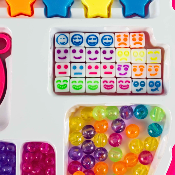 Kit Maleta Para Hacer Pulseras Y Collares Manualidades Niñas