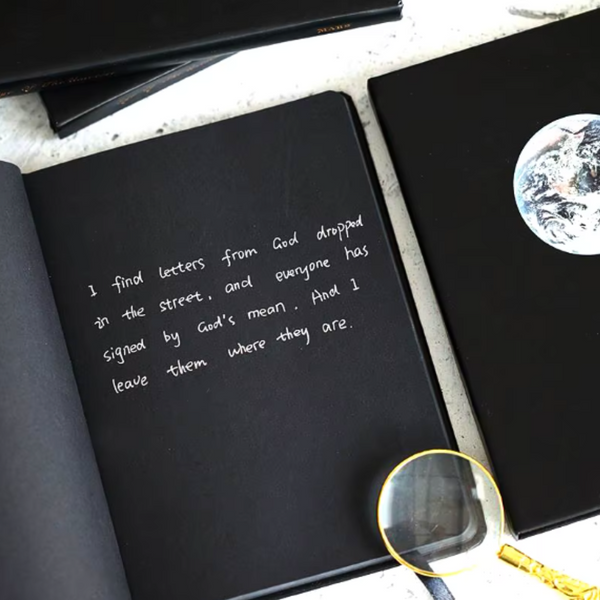 Cuaderno Constelaciones Magic Hojas Negras A5 20 X 14 Cm