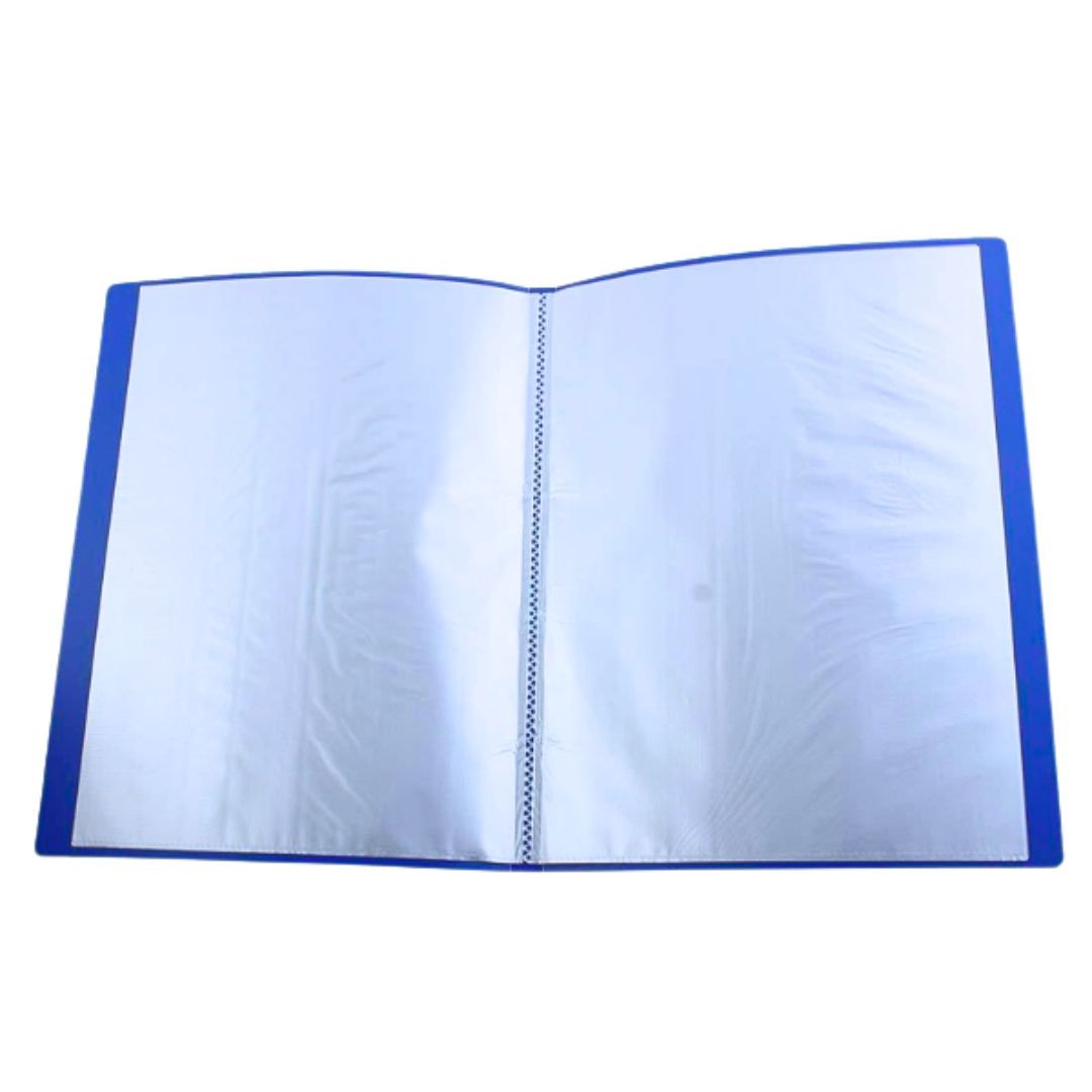 Carpeta Archivadora Tamaño Oficio Con 40 Fundas Transparente
