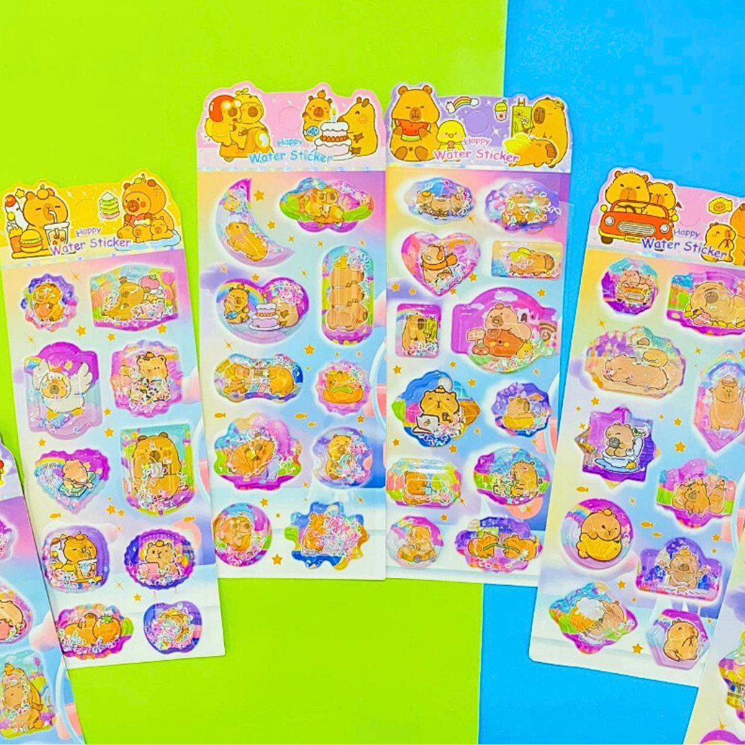 Papelería Capibara Kawaii Box De Regalo Capybara Tamaño L