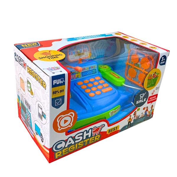 Caja Registradora De Juguete Con Sonido Y Accesorios