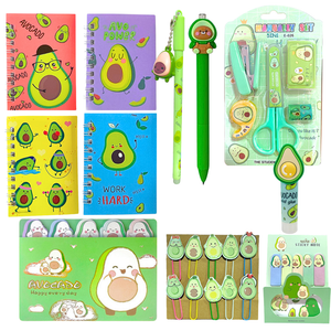 Box Papelería De Palta Set De Papelería Y Accesorios Kawaii