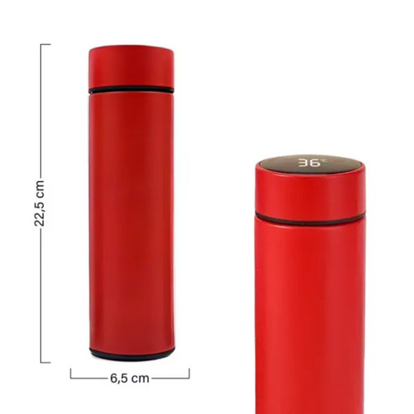 Termo Botella Inteligente Acero Inox Indicador Temperatura