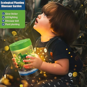 Terrario Dinosaurio Experimentos Para Niños Proyecto Plantas