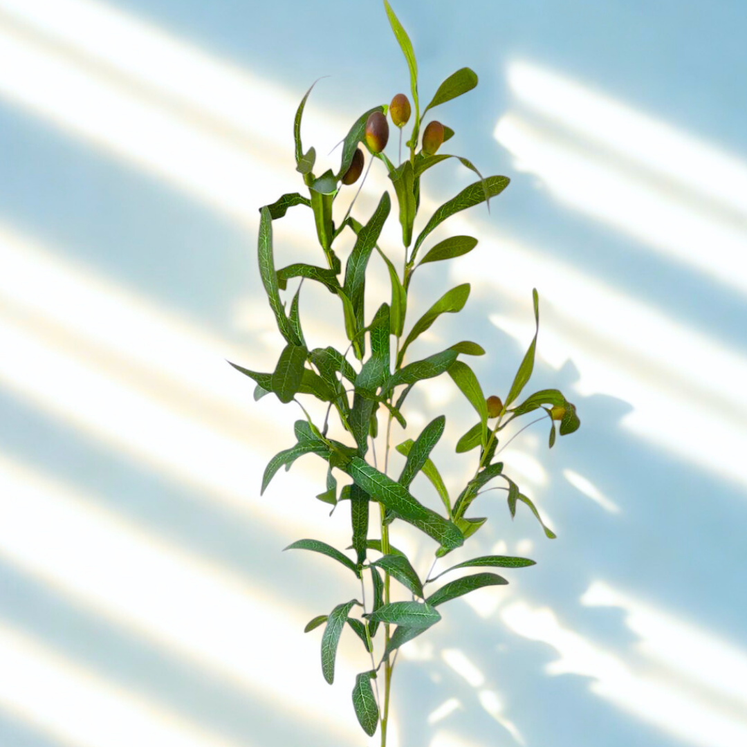 Rama De Olivo Planta Artificial Para Decoración