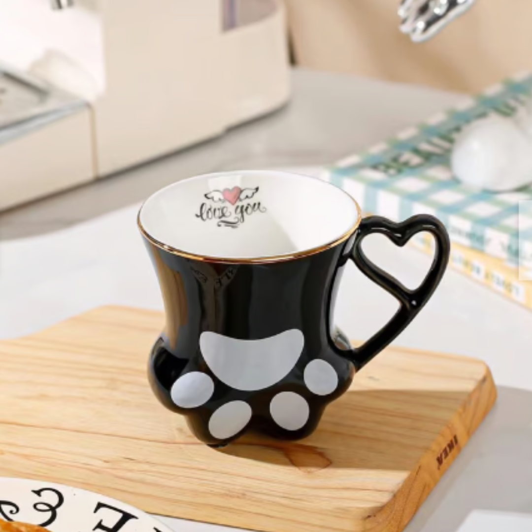 Tazón Mug Taza De Gatito Kawaii 360 Ml