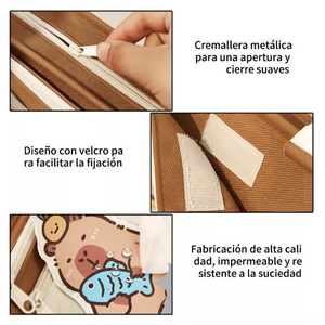 Estuche Grande Capibara Diseño Kawaii Multifuncional