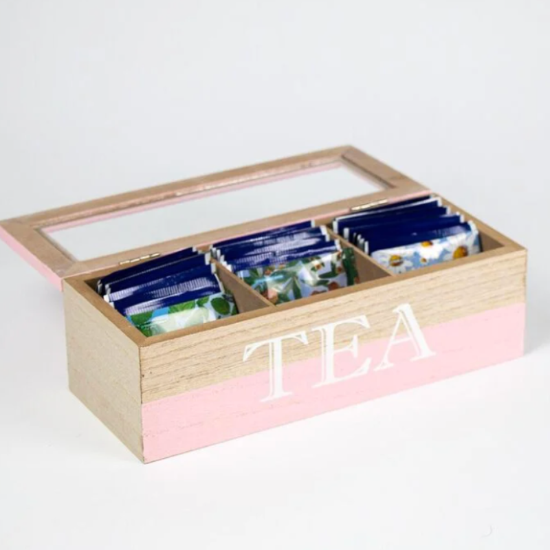 Organizador De Madera Para Bolsas De Té