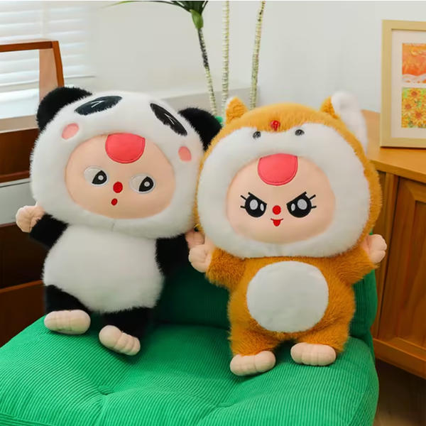 Peluche Baby Three Animalitos Con Disfraz Adorable 30 Cm