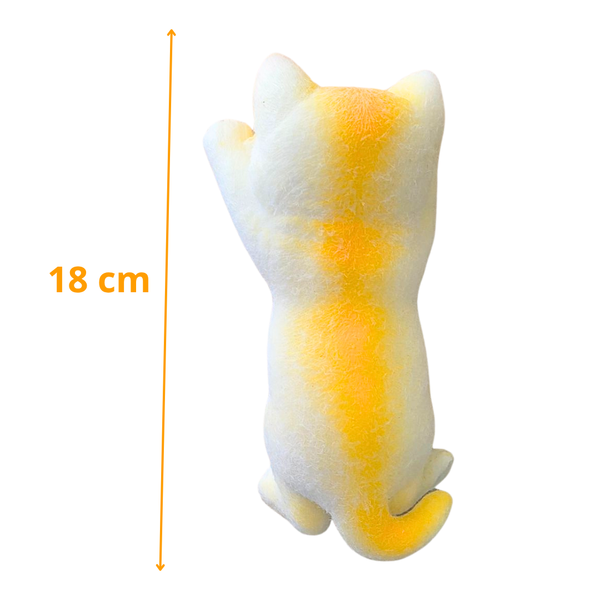 Pack 2 Squishy Pegajosa De Gato Gigante Juguete Antiestrés