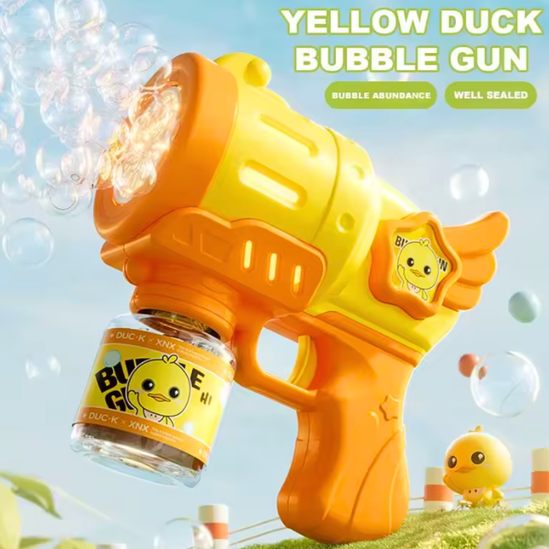 Pistola Lanza Burbujas Eléctrica Angel Bubble Stick Duck