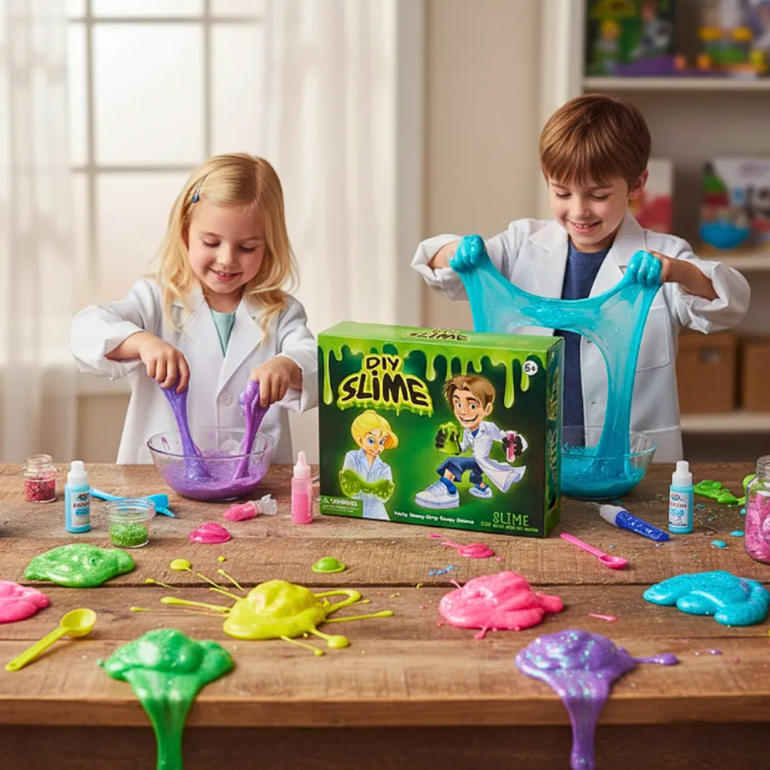 Kit Científico De Slime Experimento Completo No Tóxico