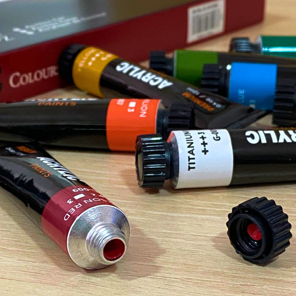 Pintura Acrílica Set De 12 Colores De Alta Calidad