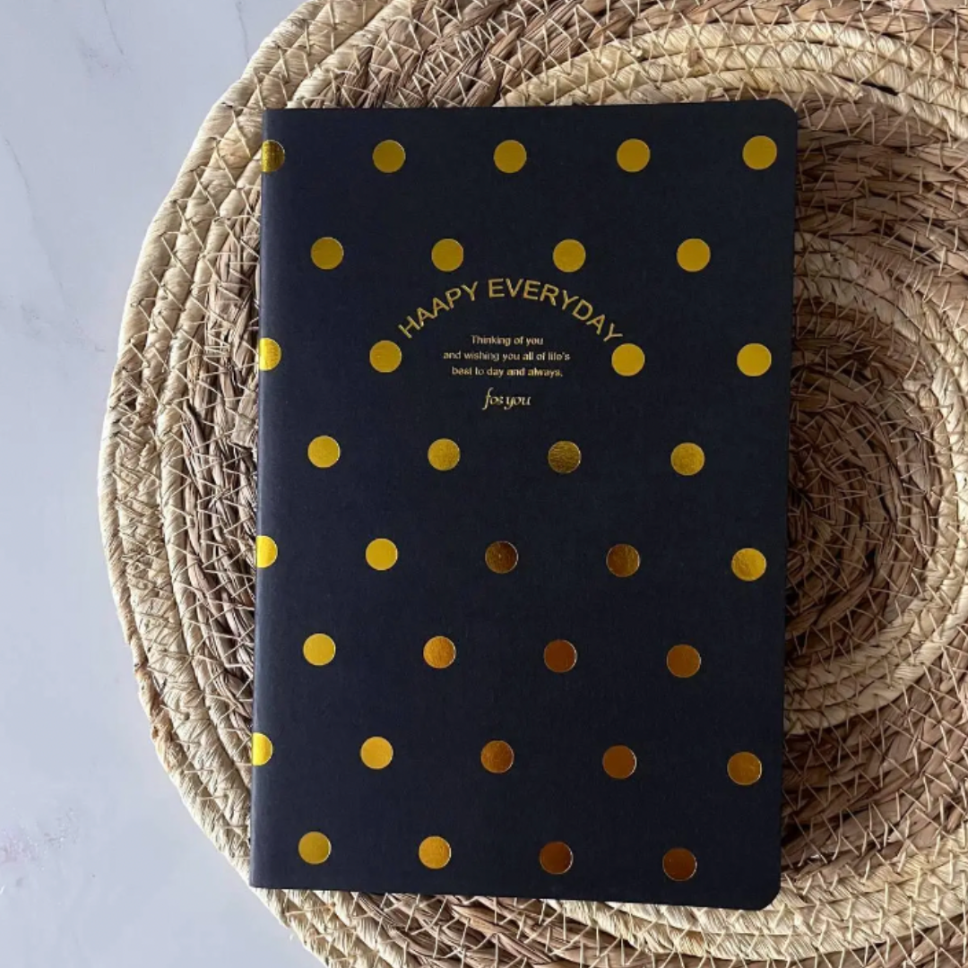 Cuaderno Hojas Negras Pequeña Croquera