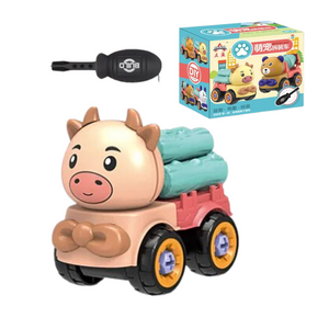 Camión Armable Y Desarmable De Animales Juguete Didáctico