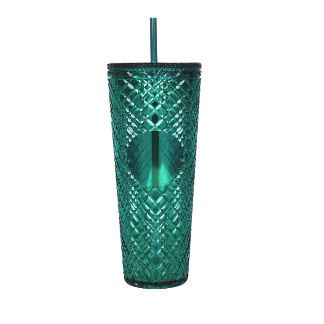 Vaso Tumbler Acrílico Frio/Caliente con Bombilla Dupe 700 ml