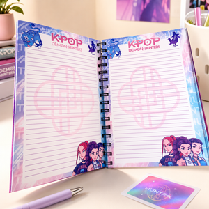 Box Regalo Papelería Huntrix De Las Guerreras Del Kpop Rumi