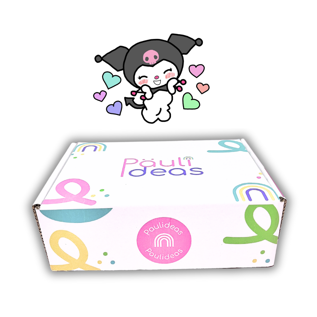 Box Large Regalo Papelería Kuromi Kawaii