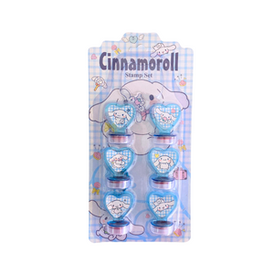 Set Timbres Sellos Diy Kawaii Kuromi My Melody Cinnamonroll