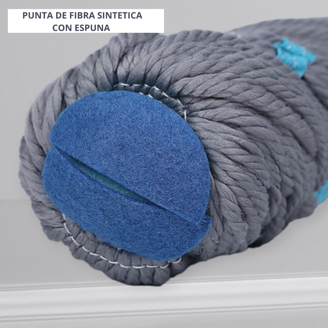 Trapeador Con Exprimidor Automático Para Limpieza