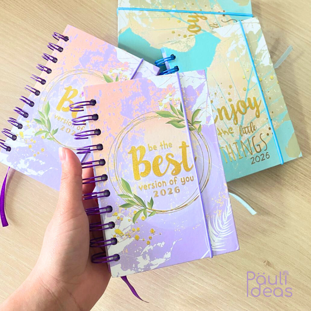 Agenda 2026 Tamaño A6 Diseño Frases Motivacionales