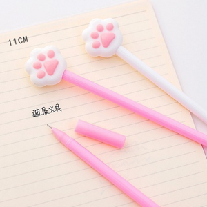 Lapiz Tinta Gel Diseños Patita Gato